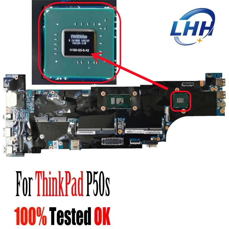 

For lenovo ThinkPad P50S Motherboard/Mainboard With CPU i5-6300u i7-6600u M500M