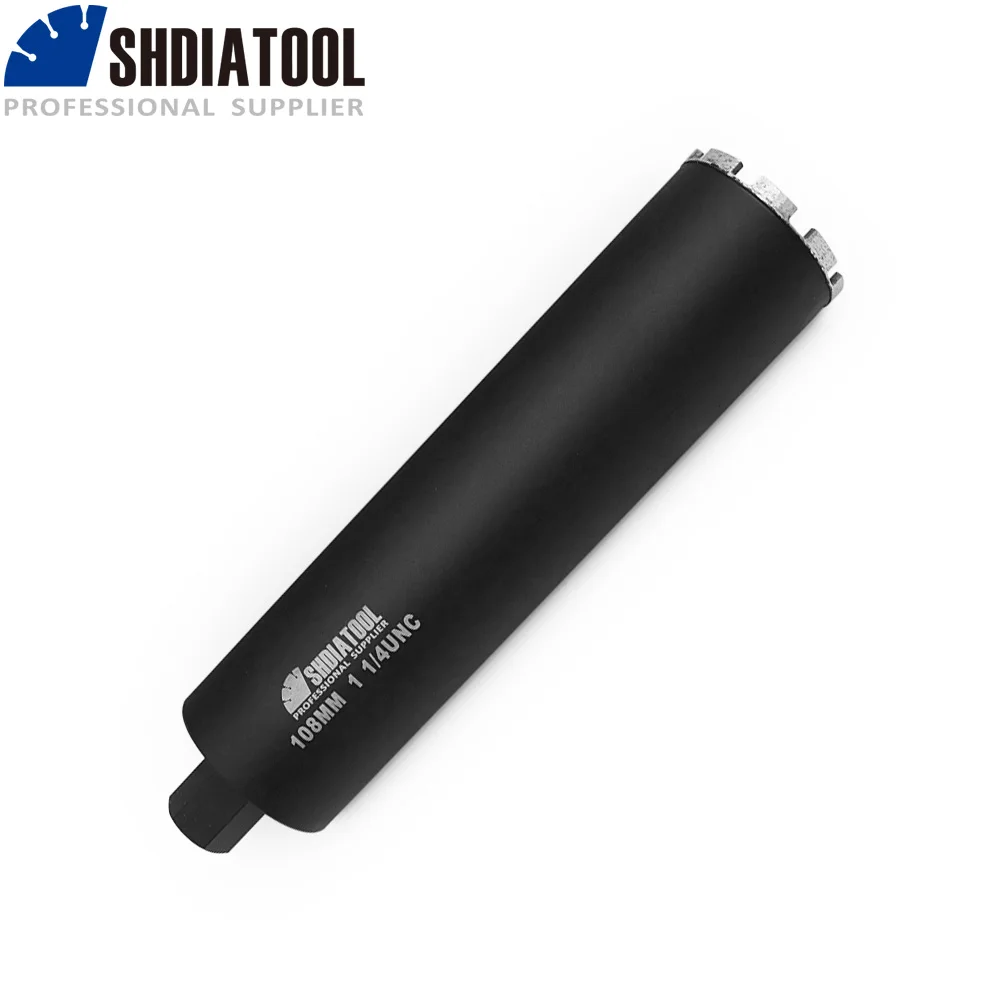 Shdiatool-brocas de Broca Molhadas para Alta Psi e Concreto Reforçado Rosca Unc Serra Buraco 11 102 mm 108 mm 127 mm de Diâmetro 1pc