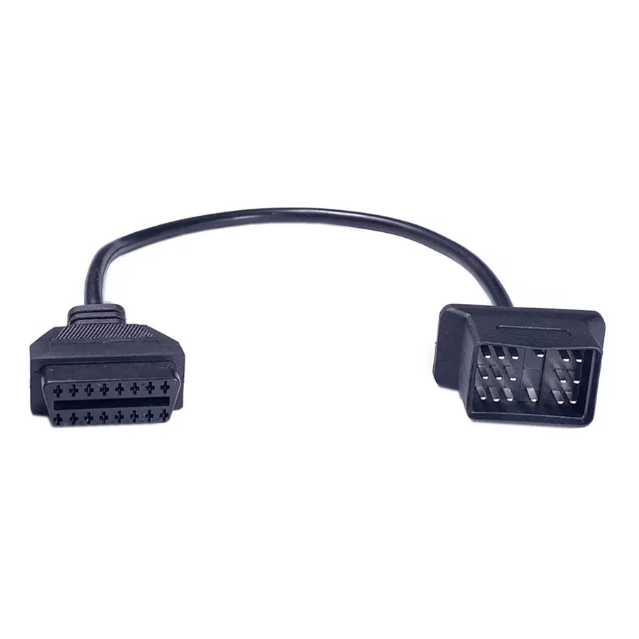 Low Price Car OBD II Cable For To-yo-ta 17Pin Male To 16Pin OBD 2 Female Diagnostic Connector For To-yo-ta 17 Pin OBDII Adapter