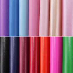 Smooth Soft Plain solid Pink Faux Synthetic PU Leather Fabric For Bows Handbag DIY Weldding Project Craft CN023