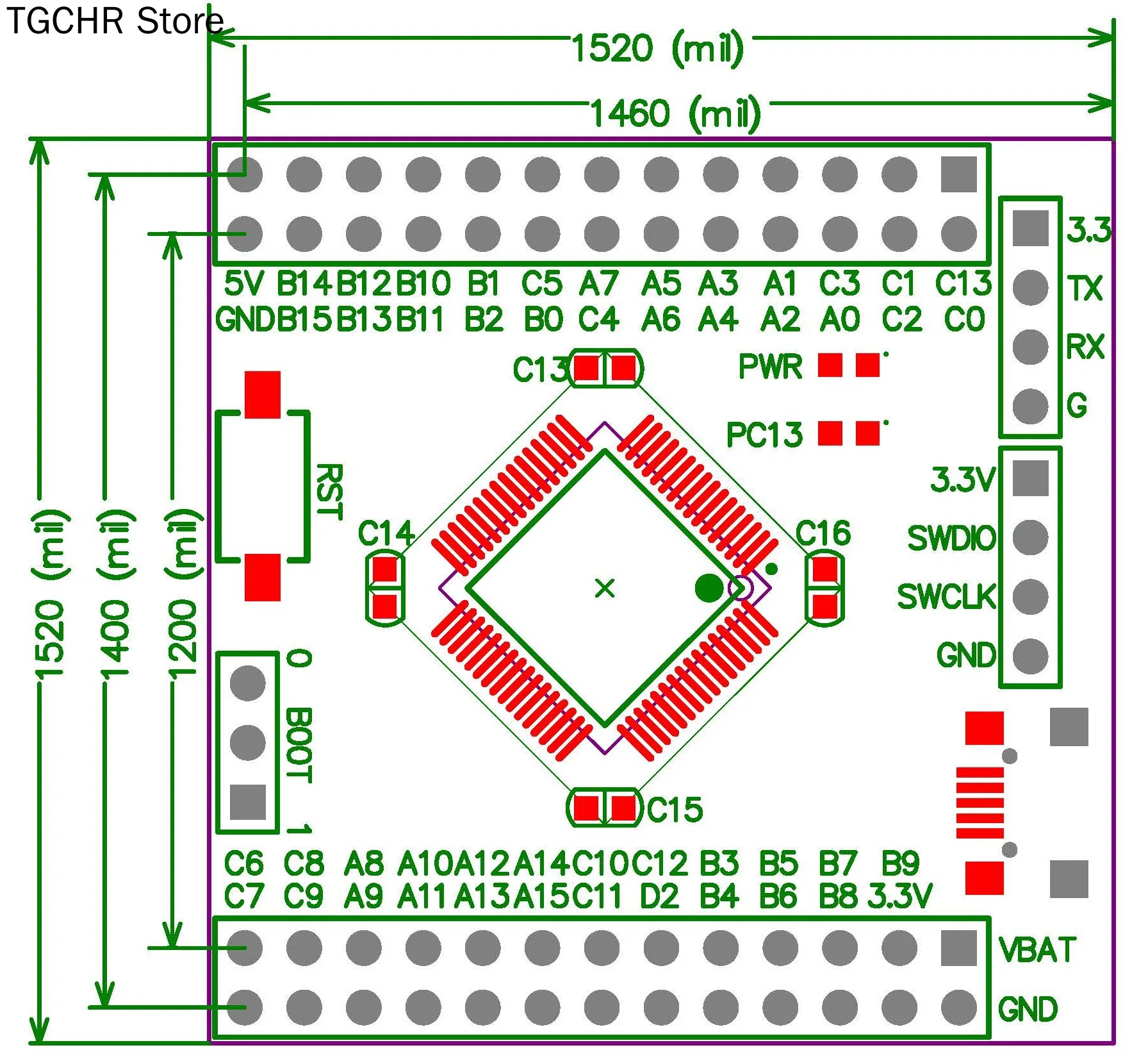 GD32F307RET6 Core Board แทนที่ STM32 MCU F103 Super Rct6 ระบบ Ret6 Development Board M4
