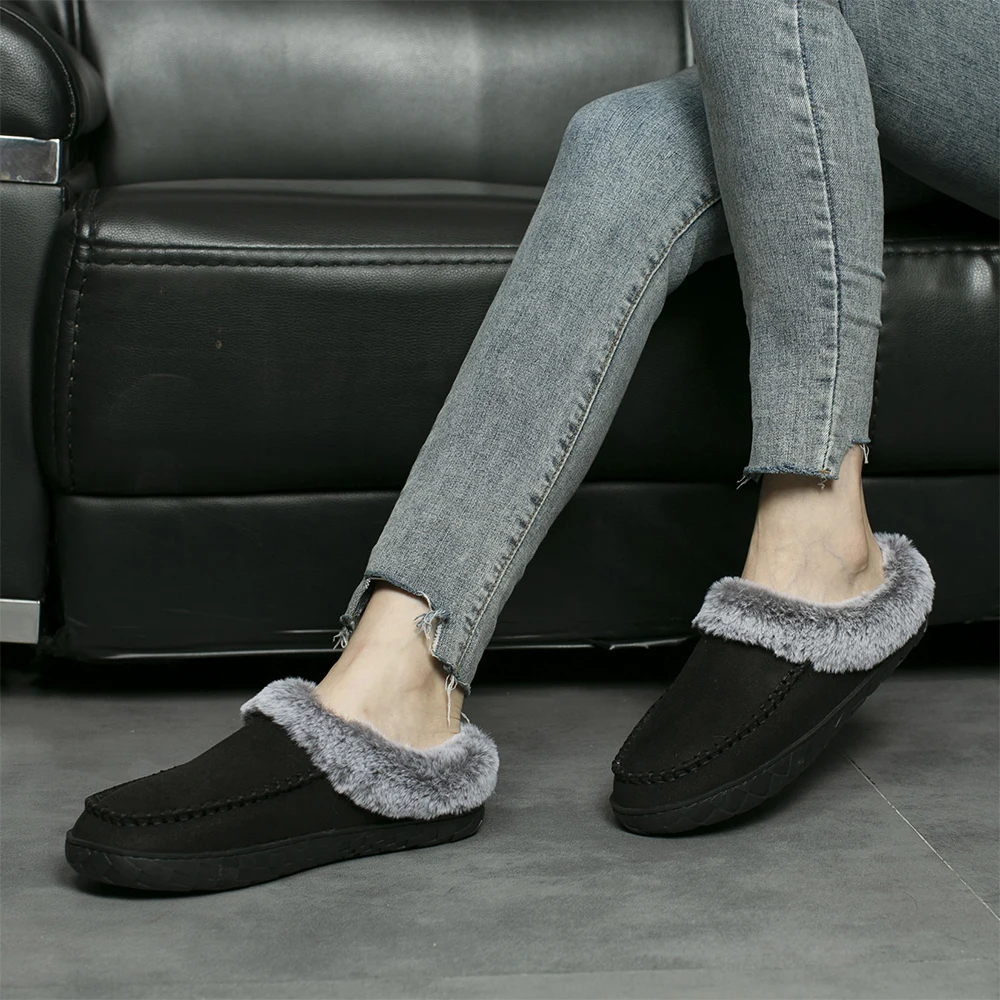 Winter Slippers Men Home Indoor Shoes Warm Plush Massage Slippers soft Big Size Unisex house slippers Non Slip Light Floor Shoes