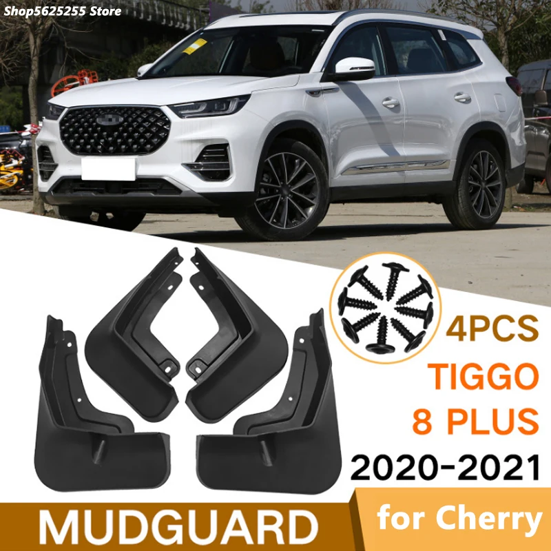 

Car Mudguard For Chery Tiggo 8 Plus 2020 2021 Front Rear Fender Mud Flaps Guard Splash Flap Car Accessories