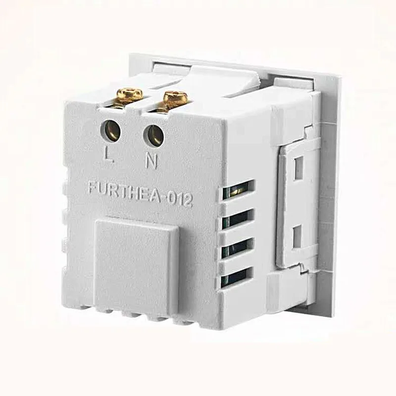 Black/White  5V 2.1A Card-type dual USB power socket embedded USB desktop socket DC charging power socket module