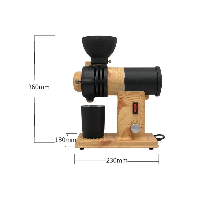 110V-220V جديد القهوة الكهربائية طاحونة شبح الأسنان شقة عجلة لدغ طحن potu 10 سرعة التحول سمك 200W 8 سرعات