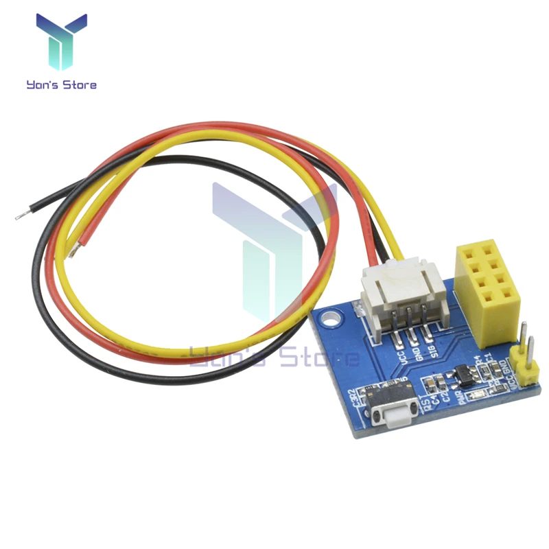 ESP8266 ESP-01 ESP-01S Rgb Led Controller Adapter Module Diy Dc 5V Voor Arduino Ide WS2812 Licht Bar Ring Board met Connector