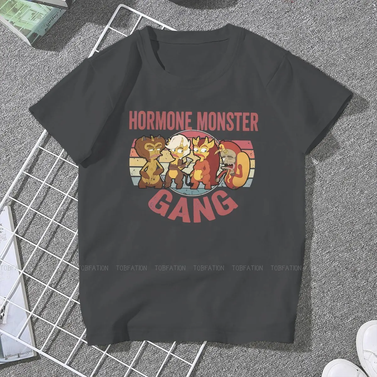 Hormone Monster Gang TShirt For Girls Big Mouth Nicholas Animated TV Tees Fashion Ladies T Shirt Soft Graphic Loose