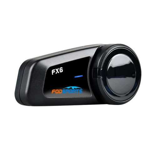 Fodsports FX6 Helmet Bluetooth Intercom BT 5.0 Interphone Мотоциклетный шлем Bluetooth-гарнитура Intercomunicador с FM-радио, поддержка 6 всадников, говорящих одновременно