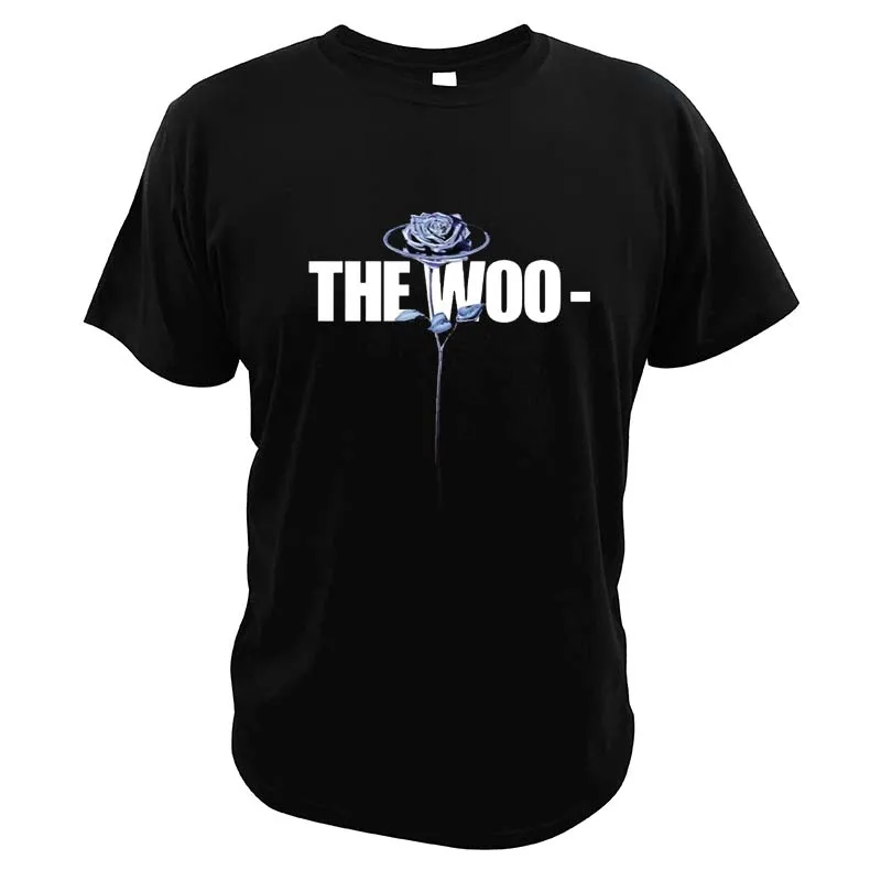 Pop Smoke The Woo Classic T-Shirt American Rapper Hip Hop Essential Men's Short Sleeved Summer Tee Shirt Tops EU Size