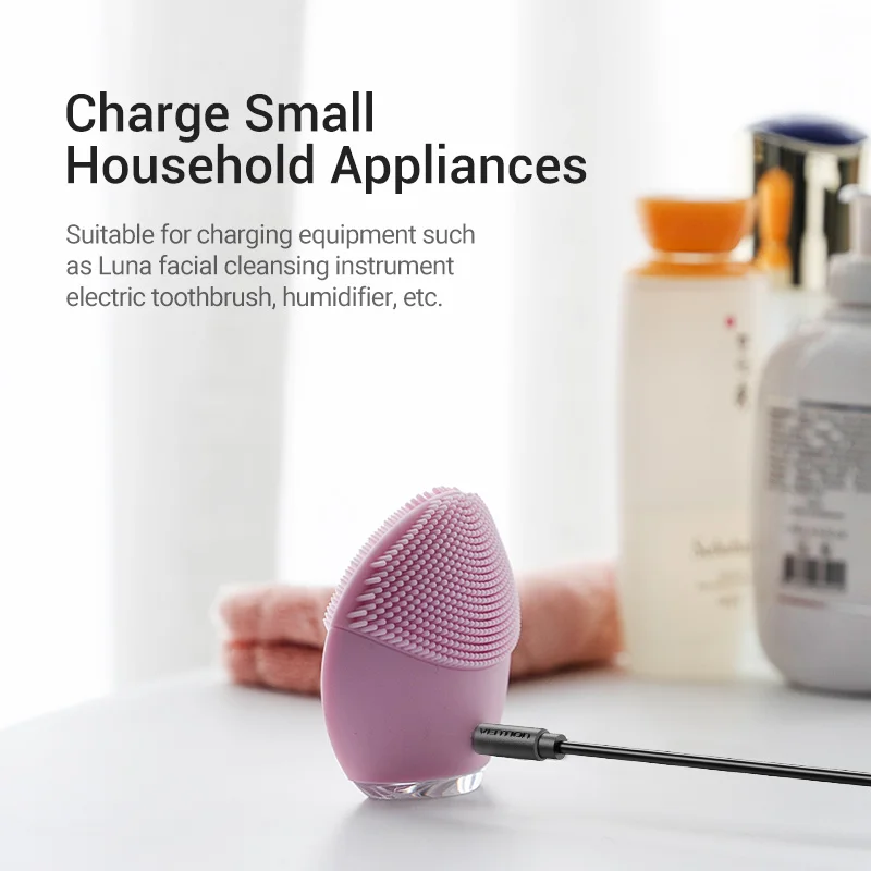 Vention – Câble de charge USB, connecteur d'alimentation 5 v, prise mâle à DC 3,5mm