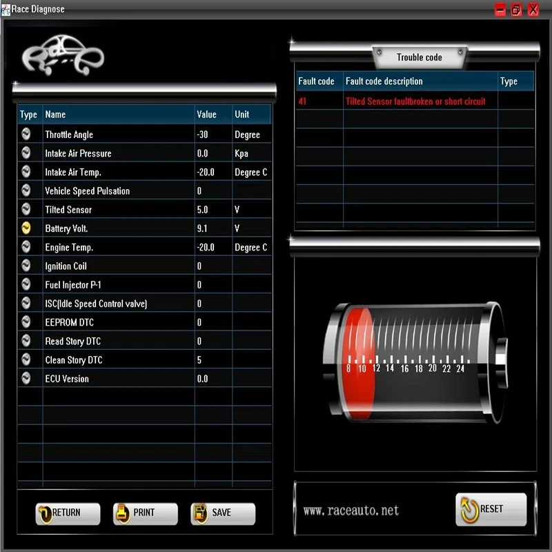 Motorcycle Diagnostic Tools for pgo for yamaha for suzuki etc Motorbike Scanner 6in1 Motor scan tool