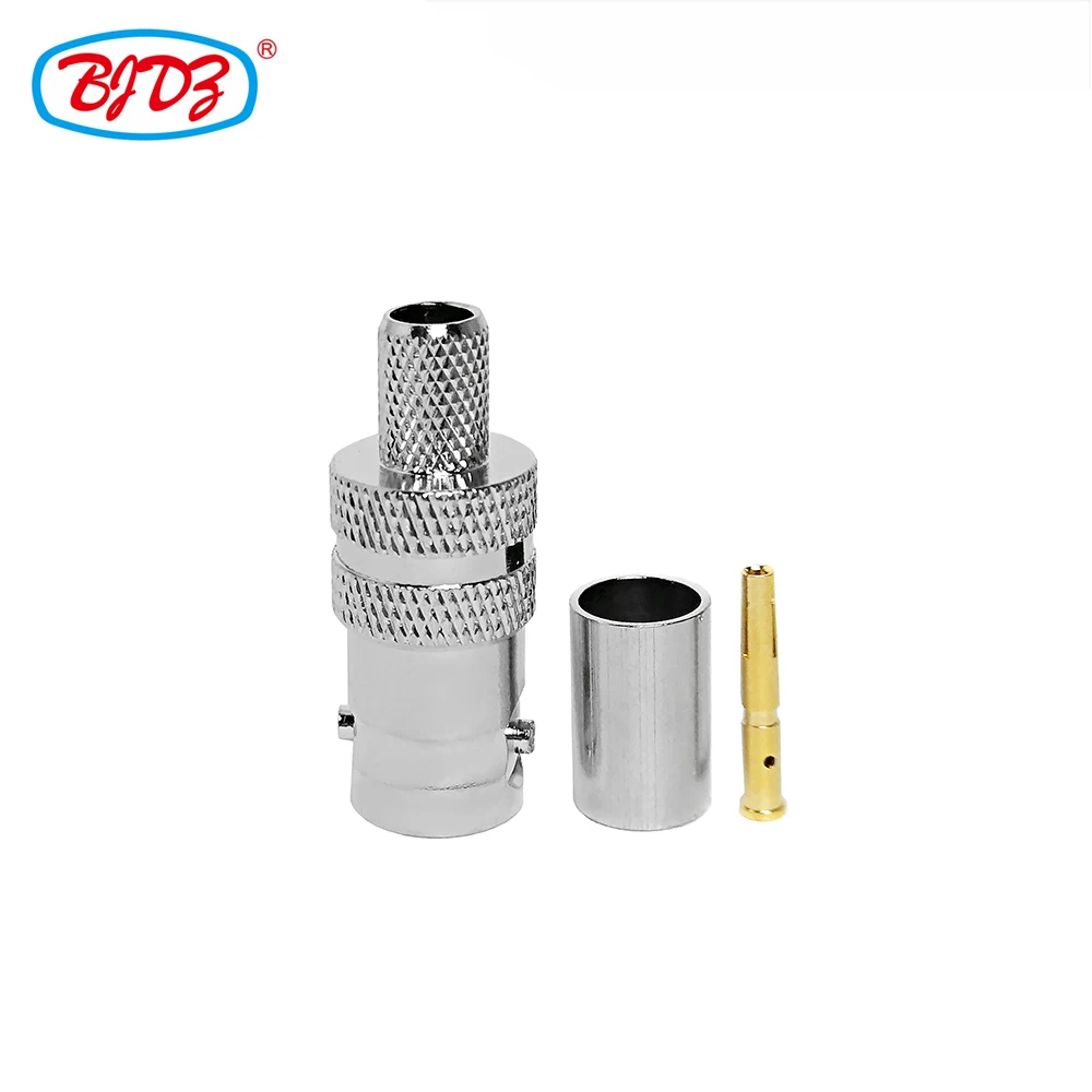 

Free Shipping 10 PCS BNC Female/Jack Crimp RF Coaxial Connector for LMR240/RG59/H155 Cable