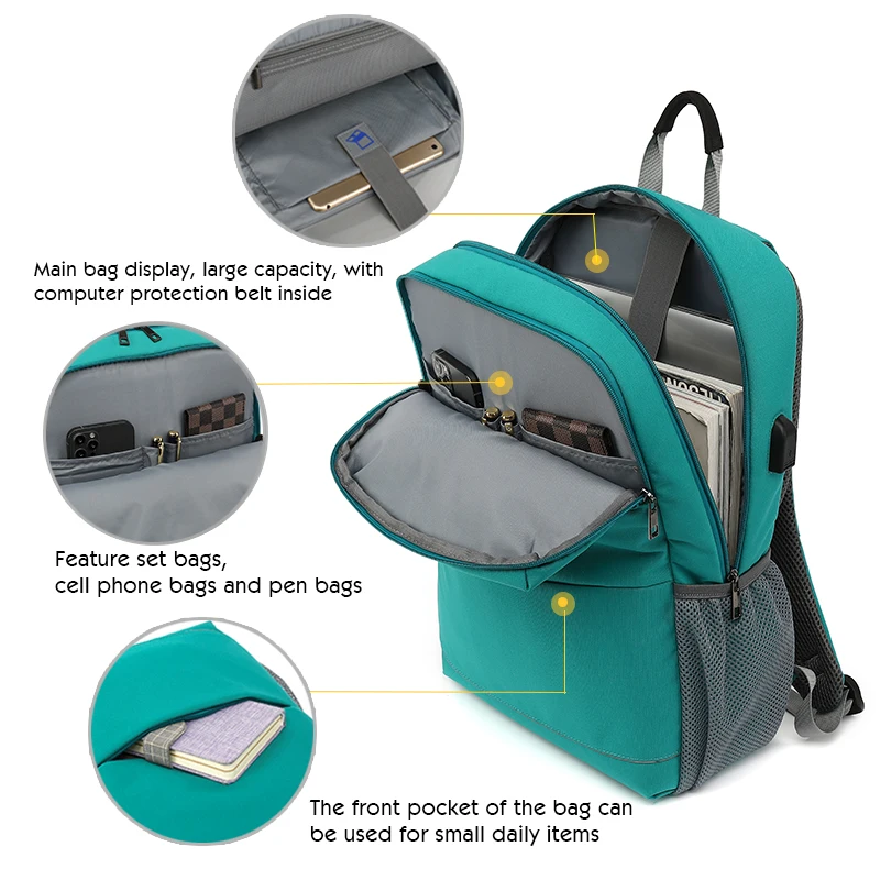 Mochila personalizada de gran capacidad para hombre, morral para ordenador portátil para adolescentes, niños y niñas, mochilas para estudiantes,