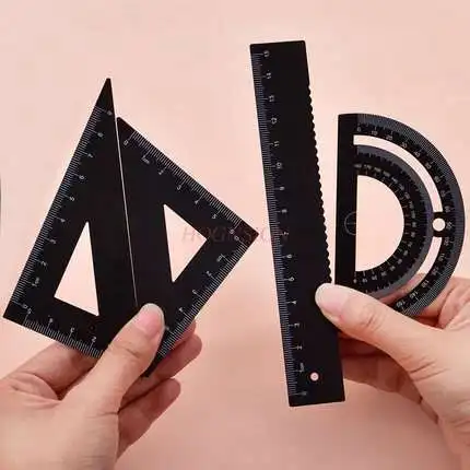 Multifuncional Pintura Ferramentas Set, Praça Transferidor, Desenho Set, Teste