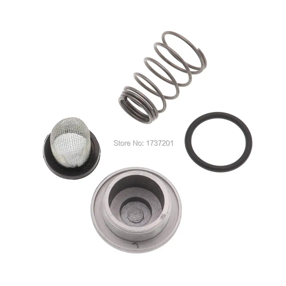 New GY6 50cc 125 150cc Oil Strainer Cap Drain Plug Bolt Screen Seal Spring Scooter Moped ATV Quad