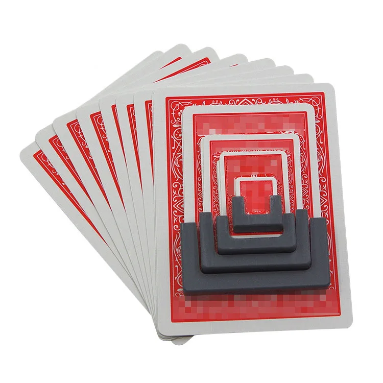 1set Shrinking Cards Magic Tricks Magician Stage Close Up Street Illusions Gimmicks Props Mentalism Funny Big to Small Magia