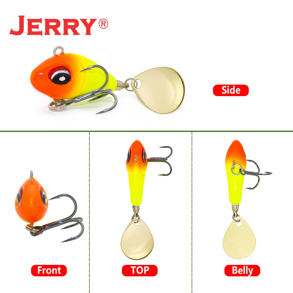 Jerry Puffer Metal VIB Vibraction Fishing Lure Spin Flashing Bait Blade Tail 5.6g 9.3g 15.6g 21.8g Wobbler Lures Pesca Tackle