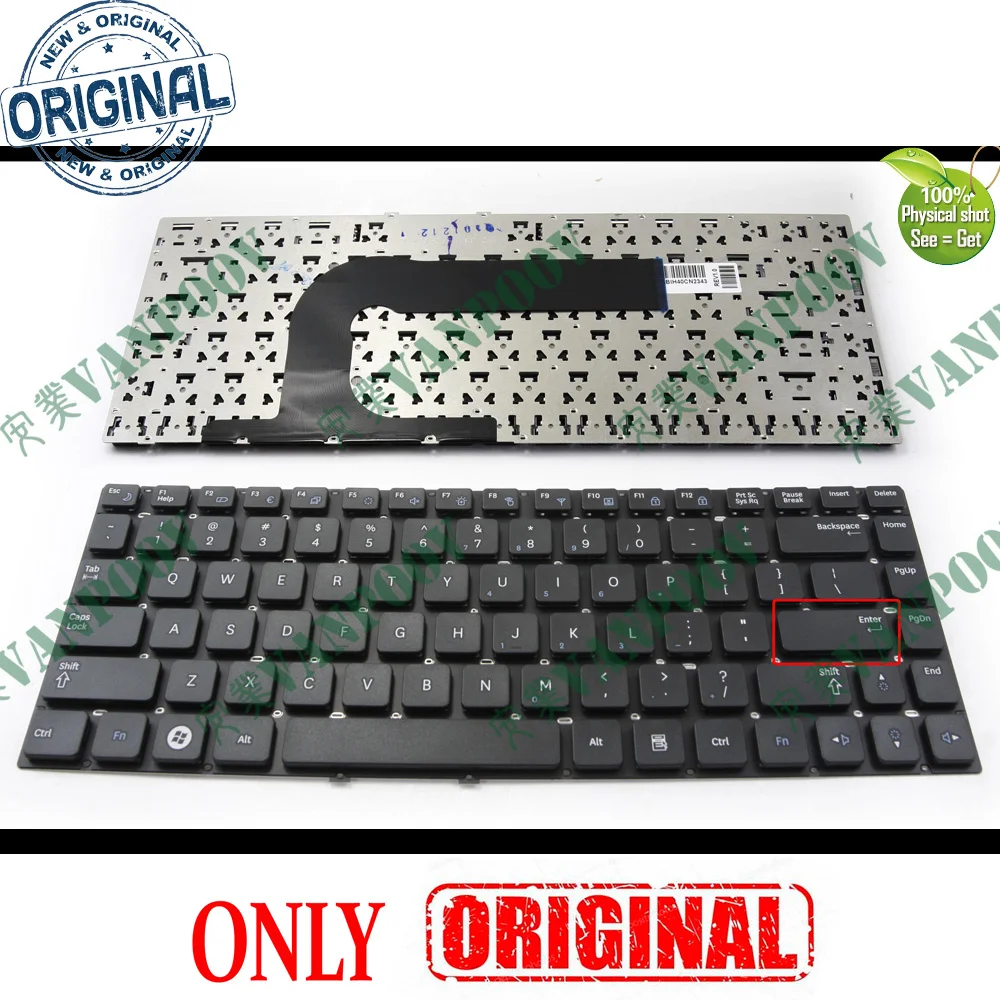 New Laptop Keyboard for Samsung QX410 SF410 NP-SF410 Q430 Black US Version  - 9Z.N5PSN.001