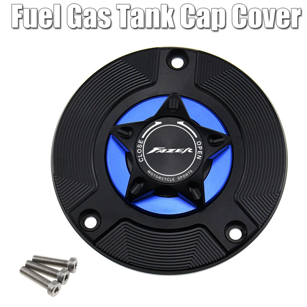 

Logo 8 Colors CNC Aluminum Motorcycle Accessories Fuel Gas Tank Cap Cover For YAMAHA FZ1 FZ8 Fazer FZ1N FZ6 N/S/R XJ6/Diversion