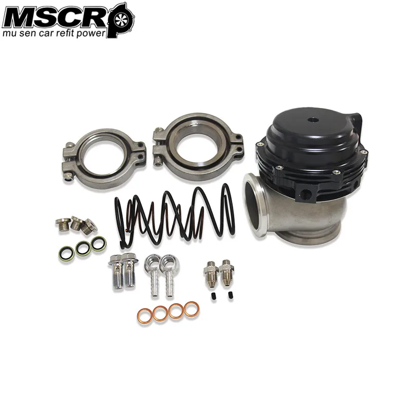 44MM Wastegate for Turbo Manifold  V-band External Waste Gate+DUMP PIPE VALVE/RING+SPRING-YX00660