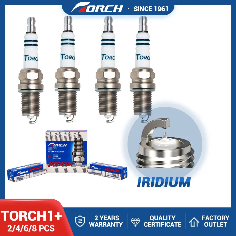 TORCH1+ Iridium Spark Plug Replace for Candle IFR7X7G Bujia for CHEVROLET CRUZE LIMITED LT 2016-2016 1.4L/83