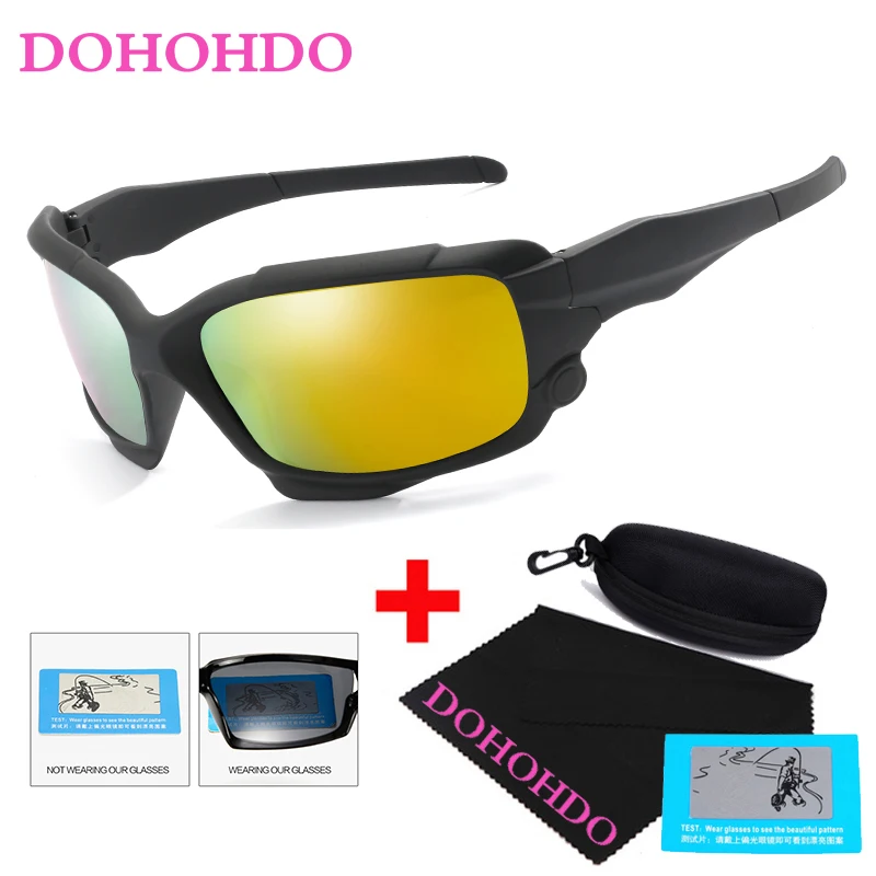 DOHOHDO Unisex Sport Vintage Sun Glasses Famous Brand Sunglases polarized Sunglasses retro Feminino For Women Men UV400 With Box