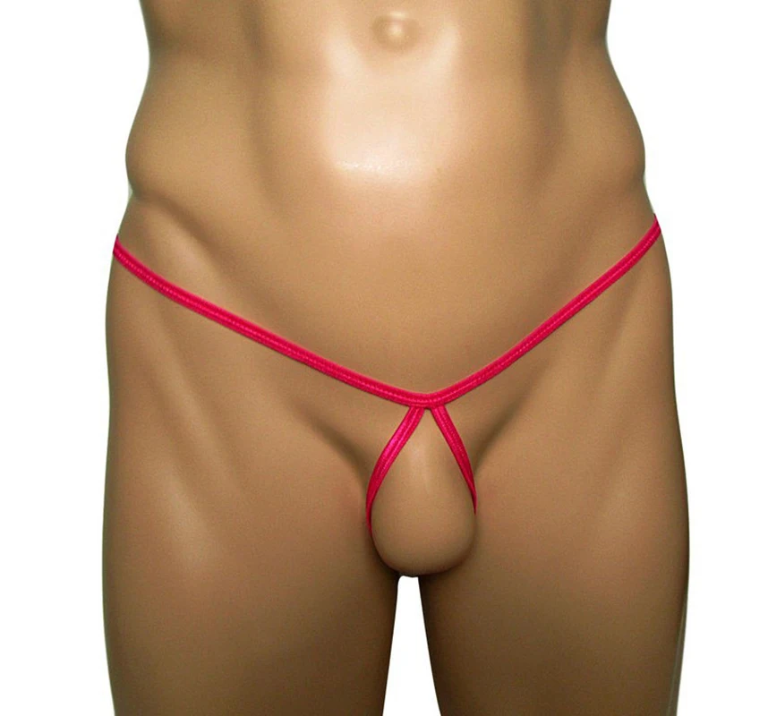 Men\'s Almost Naked Hot G strings Open Cortch Breathable sexy Man jockstrap cock ring Thong sissy Underwear