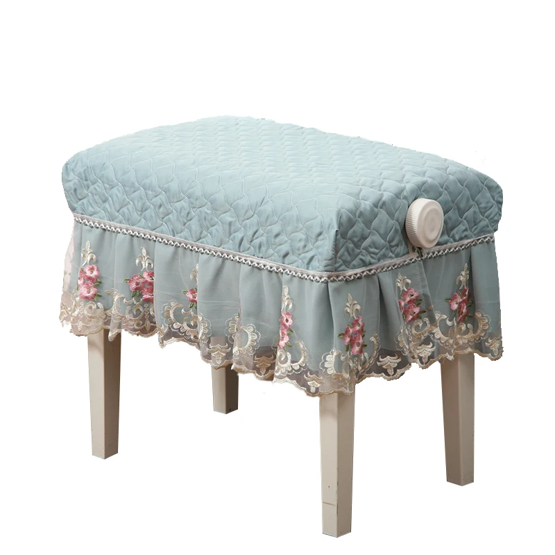 

pastoral thicken quilted cotton piano bench cover stool cover makeup stool cover seat mat cushion cover