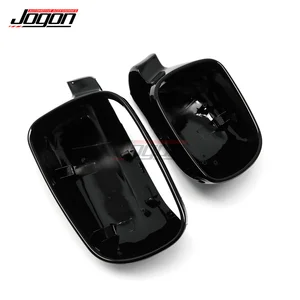Tampa preta brilhante para retrovisor, capa para espelho retrovisor vw golf 4 iv gti r32 jetta mk4 bora 1j passat b5 9 principais vendas capa retrovisor bora - №3