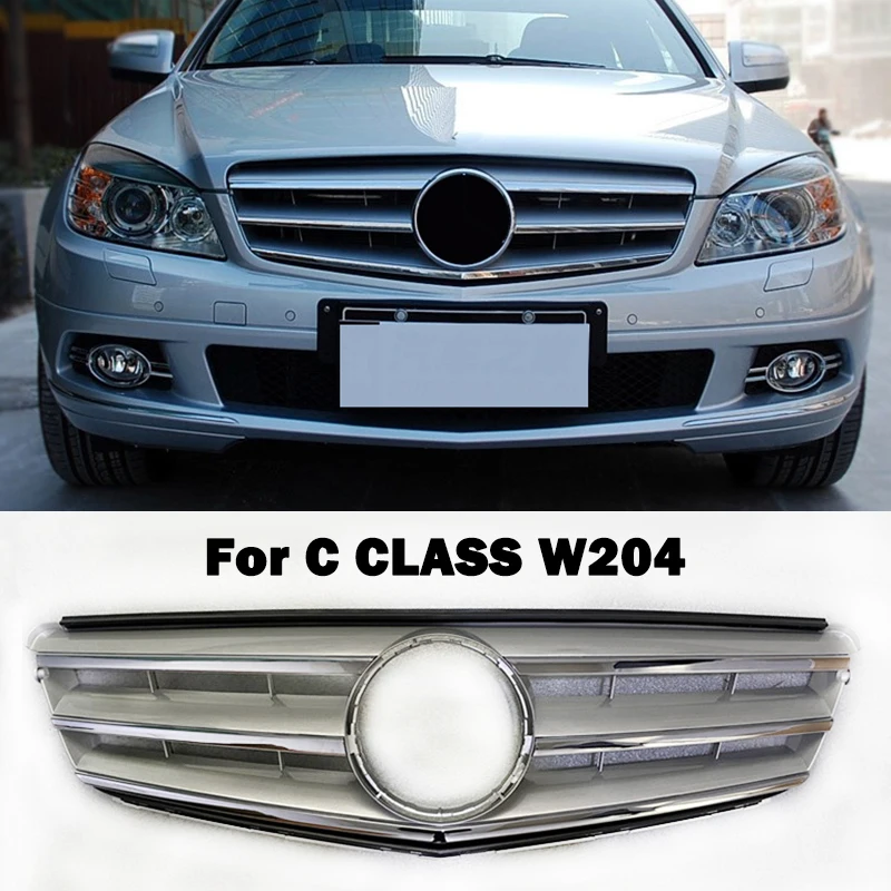 Front Grille Grill Bumper Engine Radiator A2048800023 For Mercedes Benz C Class Klass W204 C200K C280 C350 C200 C300 2007-2013