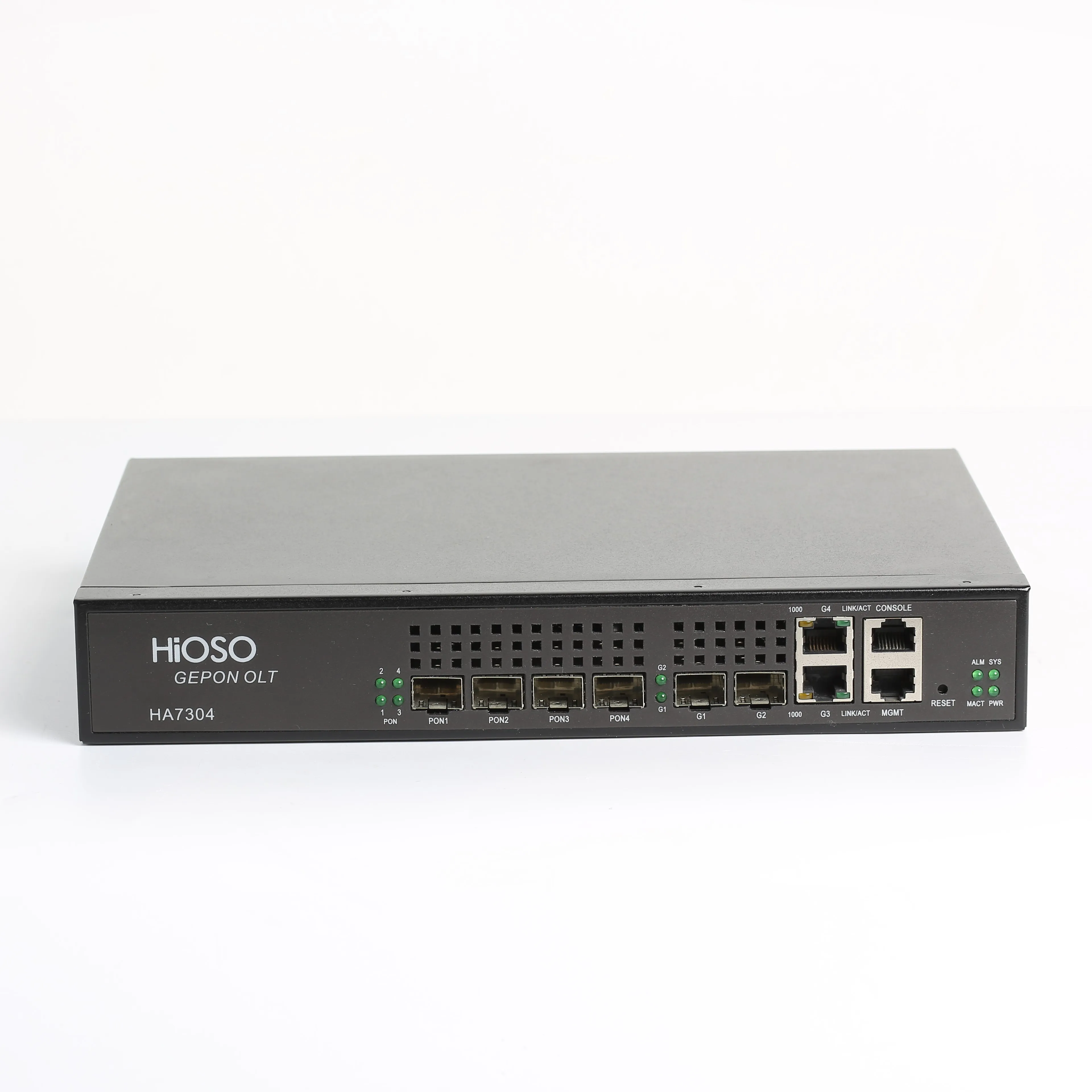 Imagem -03 - Hioso-mini 4pon Epon Olt Portas ac 100240v Fabricante Original Huawei Zte Fibra Casa Epon Xpon Onus