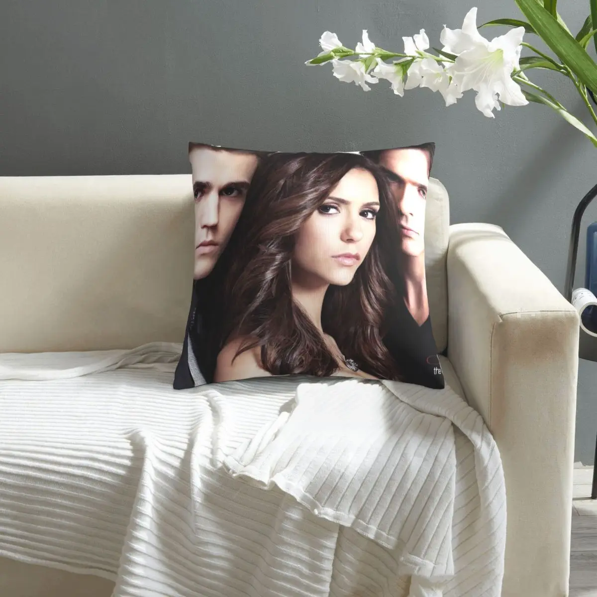 

The Vampire Diaries pillowcase printed cushion cover sofa waist pillow pillow cover