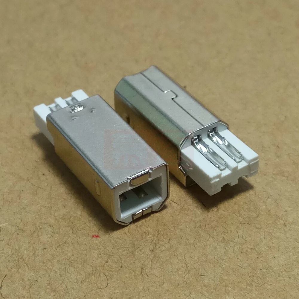 USB printing plug B / M common plug of B / M solder wire printer