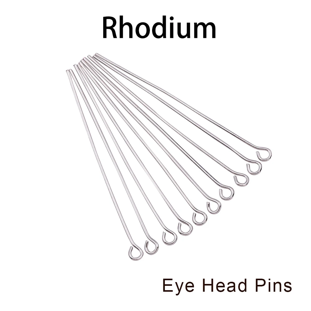 200Pcs/lot 10-50mm Flat Head Ball Head Eye Head Pins Connectors for Necklace Pendant DIY Jewelry Making Accessories Supplies