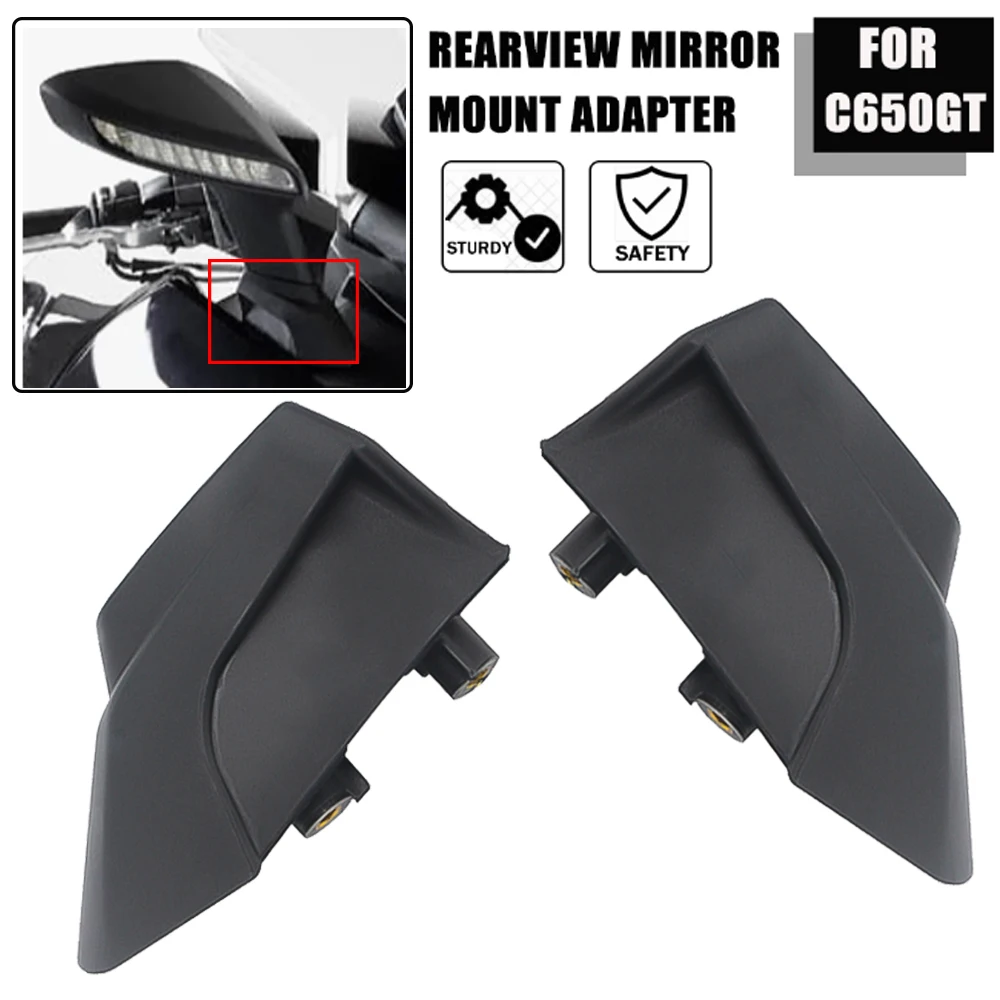 Rearview Mirrors Mount Adapter For BMW C650GT 2012-2015 C650 C650 GT Motorcycle Rearview Side Mirror Bracket 2012 2013 2014 2015