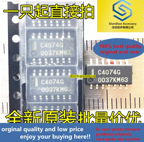 5pcs only orginal new UPC4074G2-E2 screen printing C4074G SOP-14 patch amplifier IC operational amplifier original