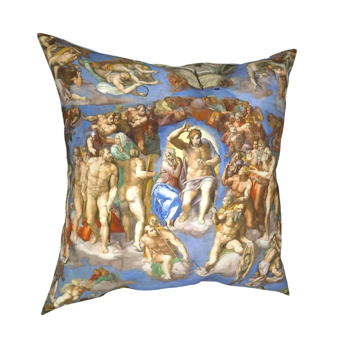 The Last Judgment Michelangelo Pillow Case Home Decorative Art Cushions Throw Pillow for Home Double-sided Printing Gift Idea