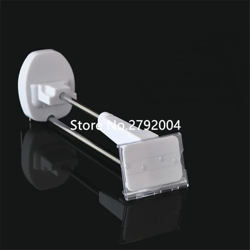 

(150 pcs/pack ) white color 250mm length wholesale retail hanging security hooks for mobile phone accessories with walled hooks