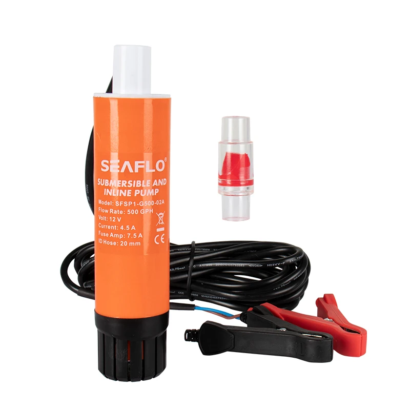 Linear pump 12v DC Submersible pump Wide range of application Oil RV Add water Flushing Portable to carry on