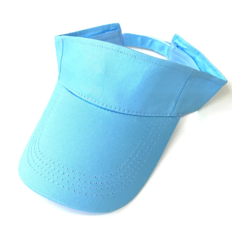 Parent-Child Summer Sun Hats Men Women Adjustable Visor UV Protection Top Empty Solid Sports Tennis Golf Running Sunscreen Cap