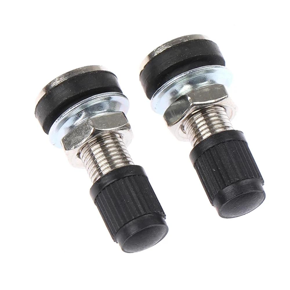 2PCS 32/35MM Tubeless Car Motorcycle Bike Tyre Valve With Dust Cap For Moto Wheel Tire Accessories Universal Tube Tyre