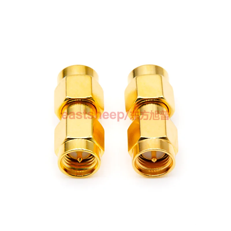 Eastsheep SMA-JJ Adaptadores Macho para Macho Plugue Adaptador Coaxial RF Conector plugue para conectar conectores sma