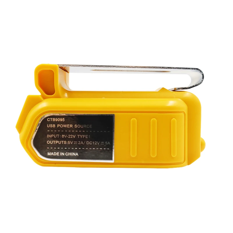 60W 5A Konverter Adapter USB Ladegerät Für DeWalt 20V 18V Lithium-Batterie 12V DC Ausgang Kompatibel elektrische Geräte Auto Lampe – Detail 3