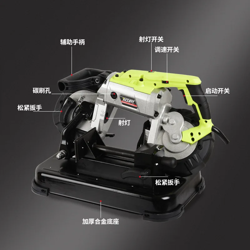 Sega a nastro manuale tagliatrice macchina da cucire acciaio domestico desktop metallo multifunzionale acciaio inossidabile
