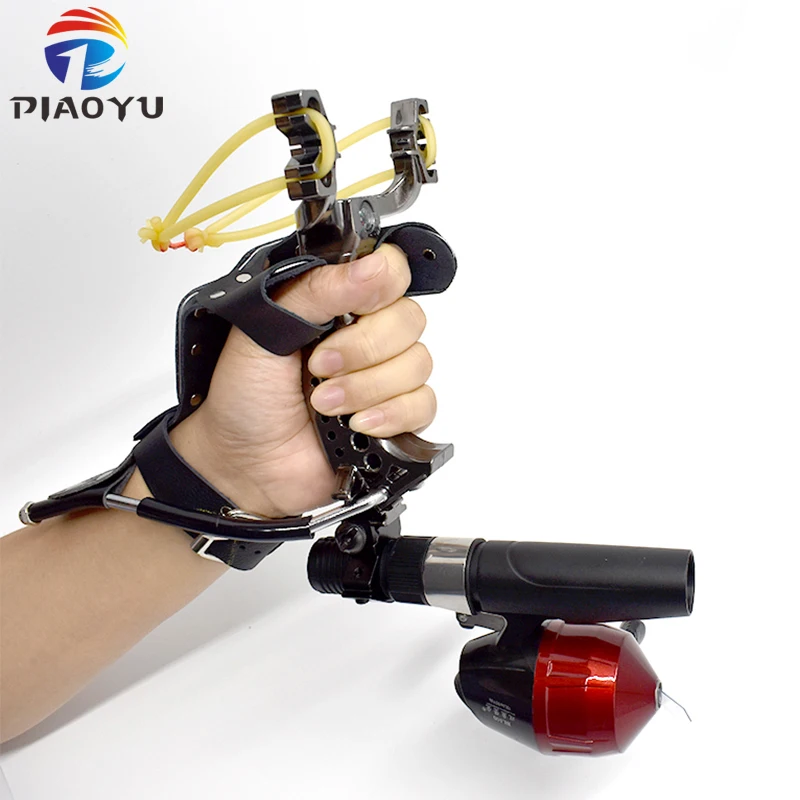 

Piaoyu Powerful Fishing Slingshot Set Fish Shooting Arrow Catapult Outdoor Launcher or Outdoor Fishing Hunting Suit