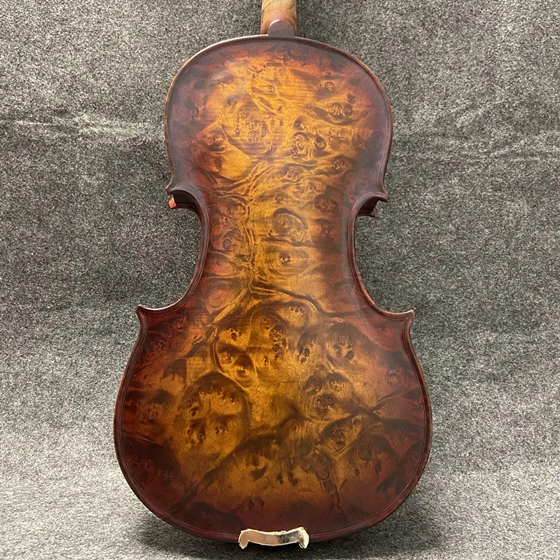 SONG master Strad style 4/4 3/4 1/2 violino Un pezzo Fiamma occhio di uccello legno d'acero Schiena e collo suono chiaro e melodioso