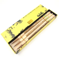 1pc Chinese Tiger Brand Water Ink Painting Calligraphy Art Sumi-e Sumi Regular Script Running Script Brush Gift Box Wolf Hair