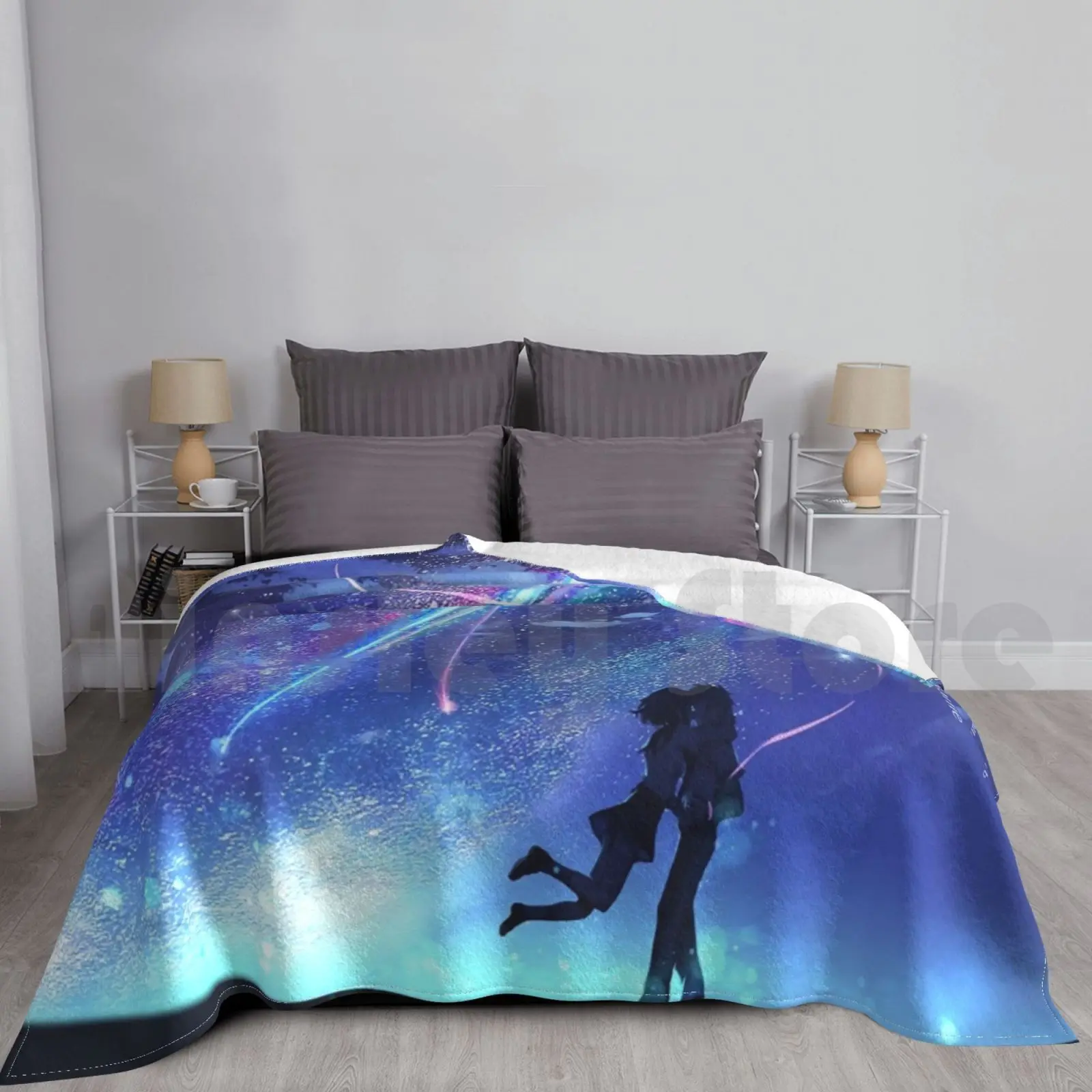 Your Name Blanket For Sofa Bed Travel Puzzles Anime Your Name Mitshua Taki Love Kimi No Na Wa Kimi No Nawa A