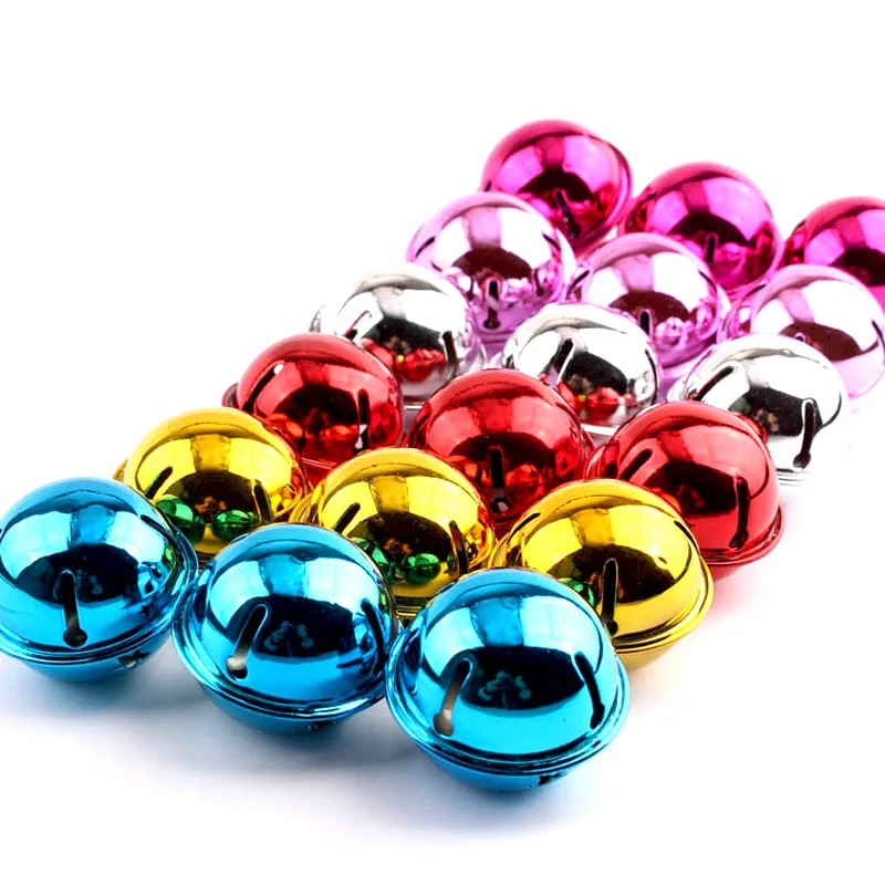 5/10PCS 40mm Colorful Bells Christmas Decoration Pendants Pet Bells DIY Crafts Christmas Tree Bells Handmade Accessories LDY006