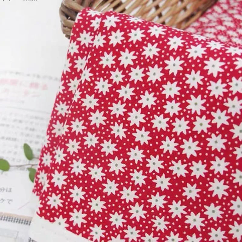 LINENCotton النسيج للملابس اللحف سرير الطفل حك الأقمشة القماش DIY بها بنفسك أريكة الستار مفرش المائدة وسادة الحرفية مواد الخياطة